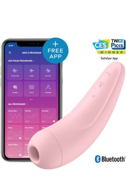 Satisfyer Curvy 2+ Pink with App incl. Bluetooth and App