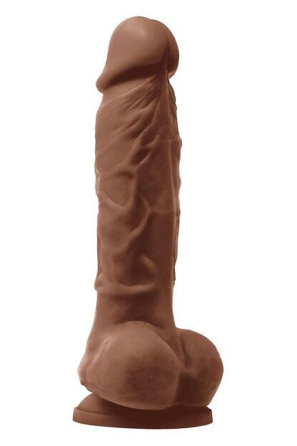 NS NOVELTIES COLOURS PLEASURES VIBE 5 INCH DILDO BROWN