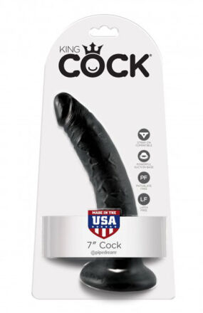 King Cock 7" Cock Black