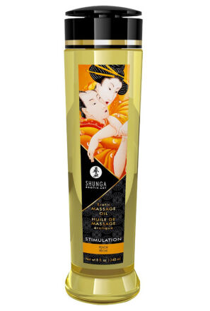 Shunga Erotic Massage Oil Stimulation / Peach 240ml