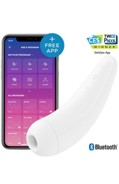 Satisfyer Curvy 2+ White with App incl. Bluetooth and App