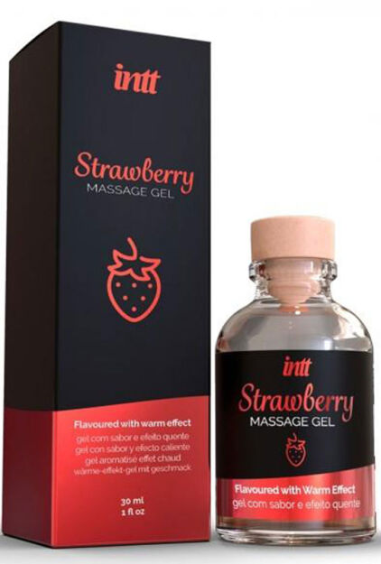 Żel Strawberry Kissable Massage Gel