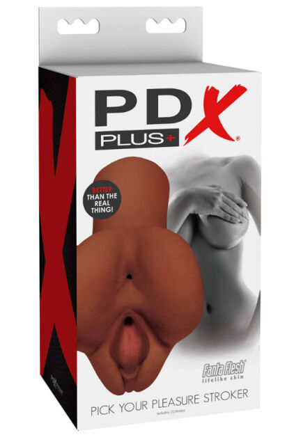 Masturbator Pipedream PDX Plus Pick Your Pleasure Stroker Brown