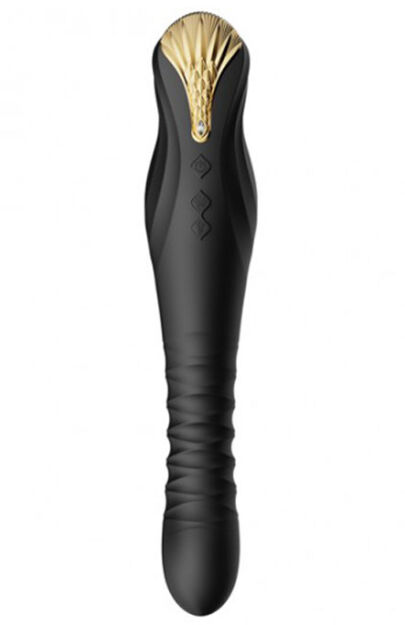 Zalo King Vibrating Thruster Obsidian Black