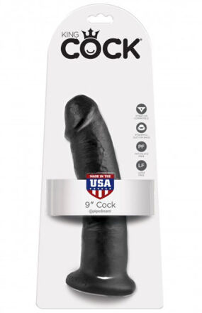 King Cock 9" Cock Black