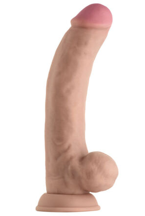 Shaft Silikonowe Dildo Model C 9.5 Inch Dong with Balls Pine