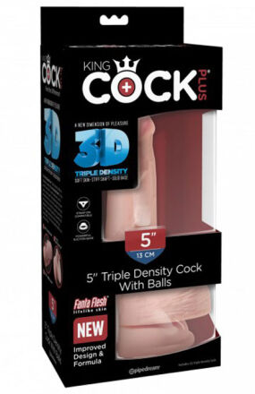 King Cock Plus 5" Triple Density Cock with Balls