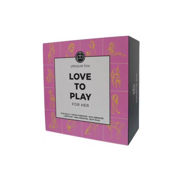 Pleasure Box Love To Play - Zestaw dla niej