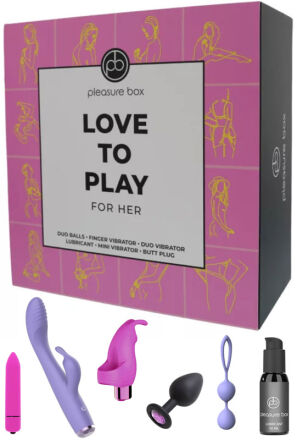 Pleasure Box Love To Play - Zestaw dla niej